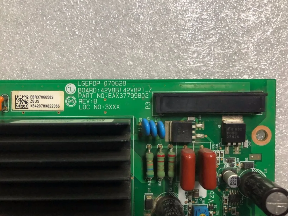Хорошее качество EAX37799802 EBR37866502 X board PDP42V8J435 42V8B SPOT