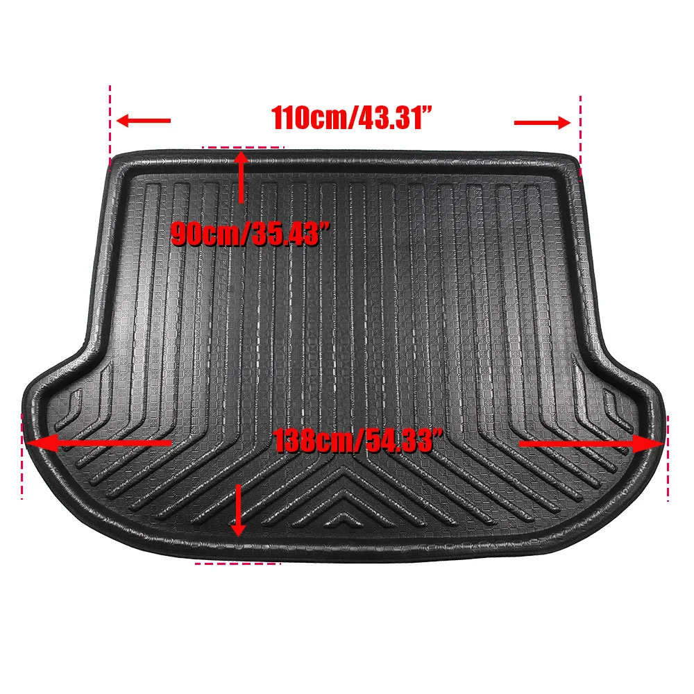 Buildreamen2 For Nissan Murano Z51 Car Tail Trunk Mat Boot Tray Liner Floor Cargo Carpet Mud Pad 2009 2010 2011 2012 2013 2014