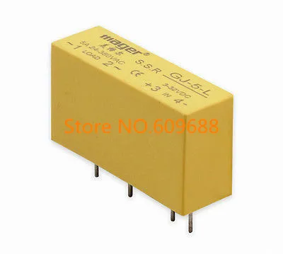 

Mini SSR 5A Solid State Relay DC-AC DC-DC input 3-32VDC load 24-380VAC GJ-5-L JGX-1F JGX-1FA