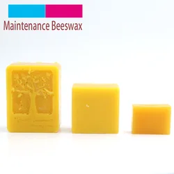 1 pces orgânico natural puro cera de abelha 15/45/95g mel cera abelha cosméticos manutenção de madeira móveis polimento encerar proteger