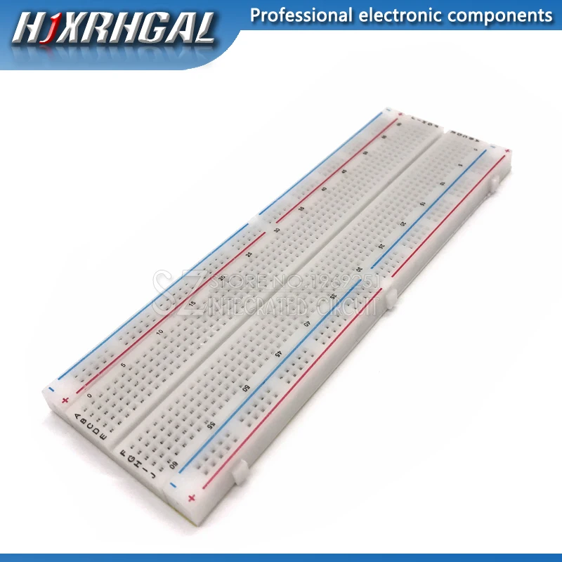 1pcs MB102 830 Point Solderless PCB Breadboard with 65pcs Jump Cable Wires and Power starter kit new hjxrhgal