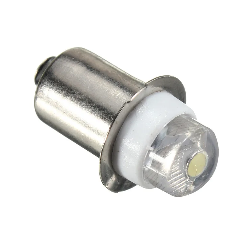 P13.5S 0.5W LED For Focus Flashlight Replacement Upgrade Bulb Torches Work Light Lamp 60-100Lumen DC3V 4.5V 6V C+D Cell