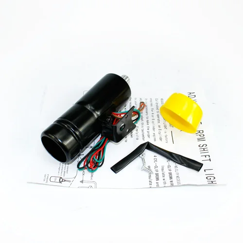 Imagen 2 del producto Tacómetro ajustable Universal de 1000-11000 RPM, luz de cambio de advertencia, lámpara LED roja/azul, medidor de coche con cubierta de tacómetro