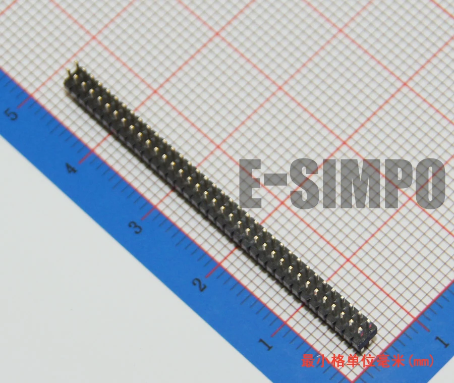 

50pairs/lot 1.27mm 2*36P Pin Header+Female Header,Double Row,Single Plastic,Straight,Rohs,Gold-plated,Free Ship