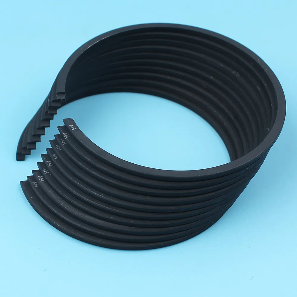 Anel de Pistão para Husqvarna Cortador de Escova 48 mm x 1.5 mm 365 61 162 262 261 262xp 65 265rx 266 Jonsered 625 2065 2165 Motosserra 10 Peças