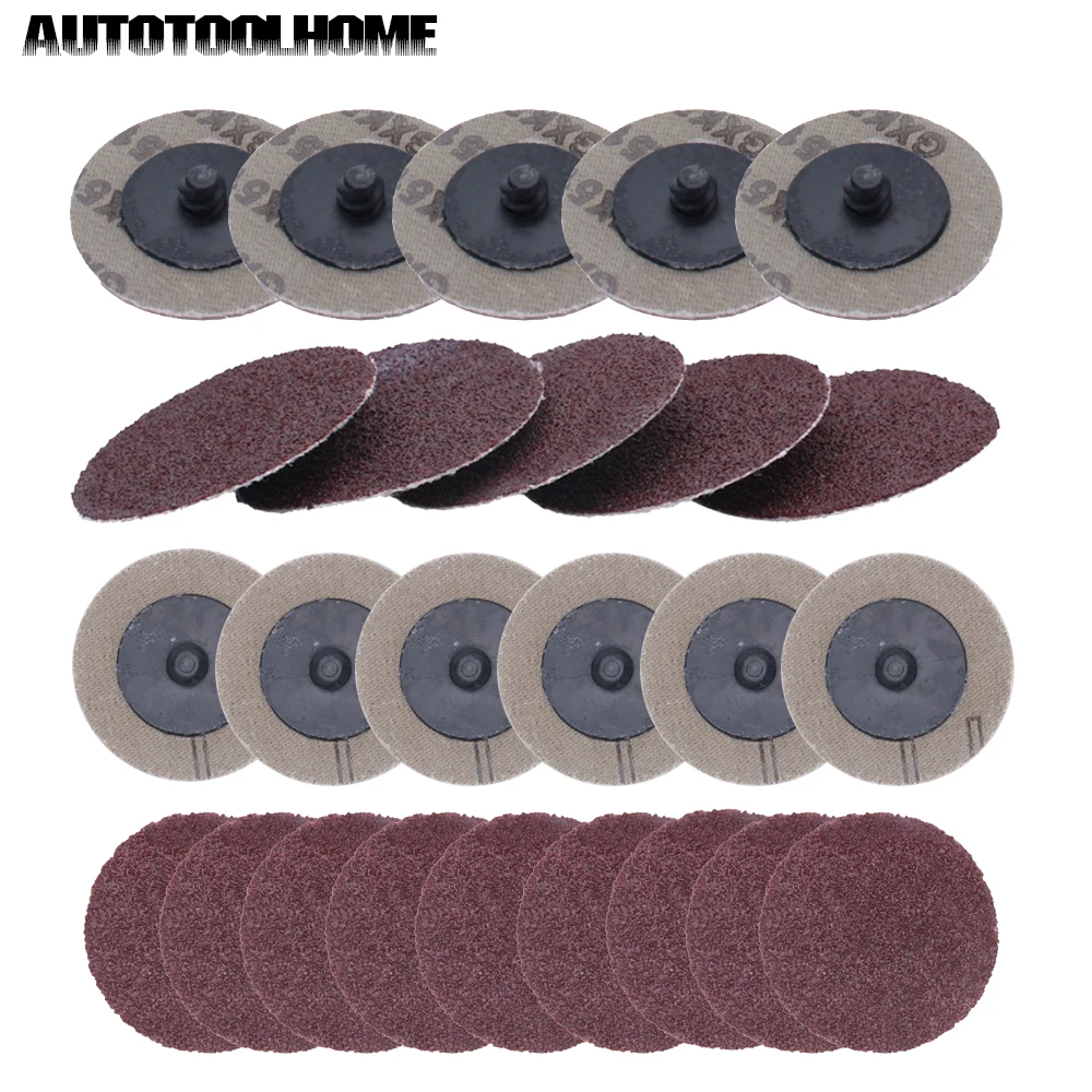 25Pcs Sanding Disc For Roloc 25 50 75 mm 1