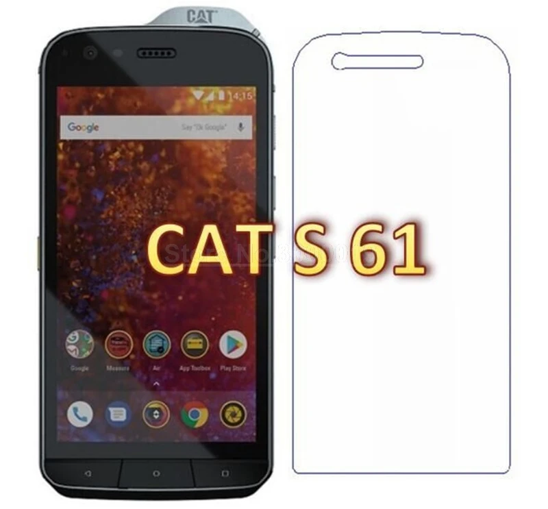 Tempered Glass For Cat S61 Screen Protector 9H 2.5D Protective Glass Phone Cover Film For Caterpillar Cat S61 S 61 Glass