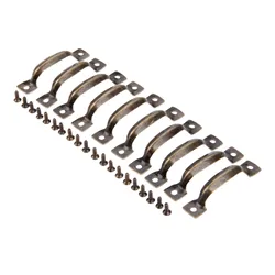 10Pcs Antique Bronze Silver Black Furniture Handles Cabinet Knobs and Handles Cupboard Drawer Kitchen Pull Furniture Hardware