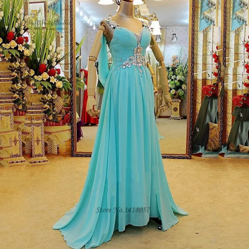 Plus Size Emerald Green Prom Dress 2016 Yellow Crystal Chiffon Ombre Dress for Graduation Vestidos de Baile Long Evening Gowns image 5