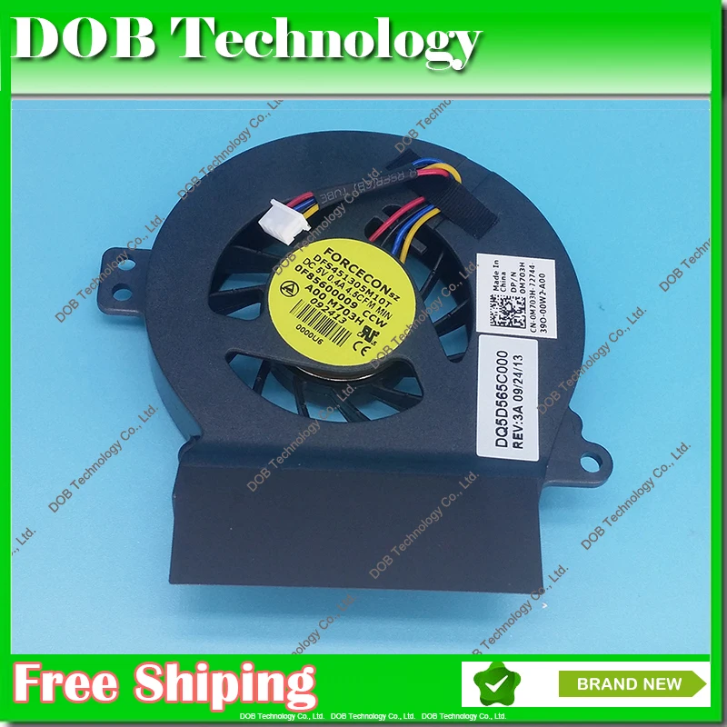 

Laptop CPU Cooling Fan for DELL Vostro A860 A840 1410 M703H Series 0M703H DQ5D565C000 4 PIN