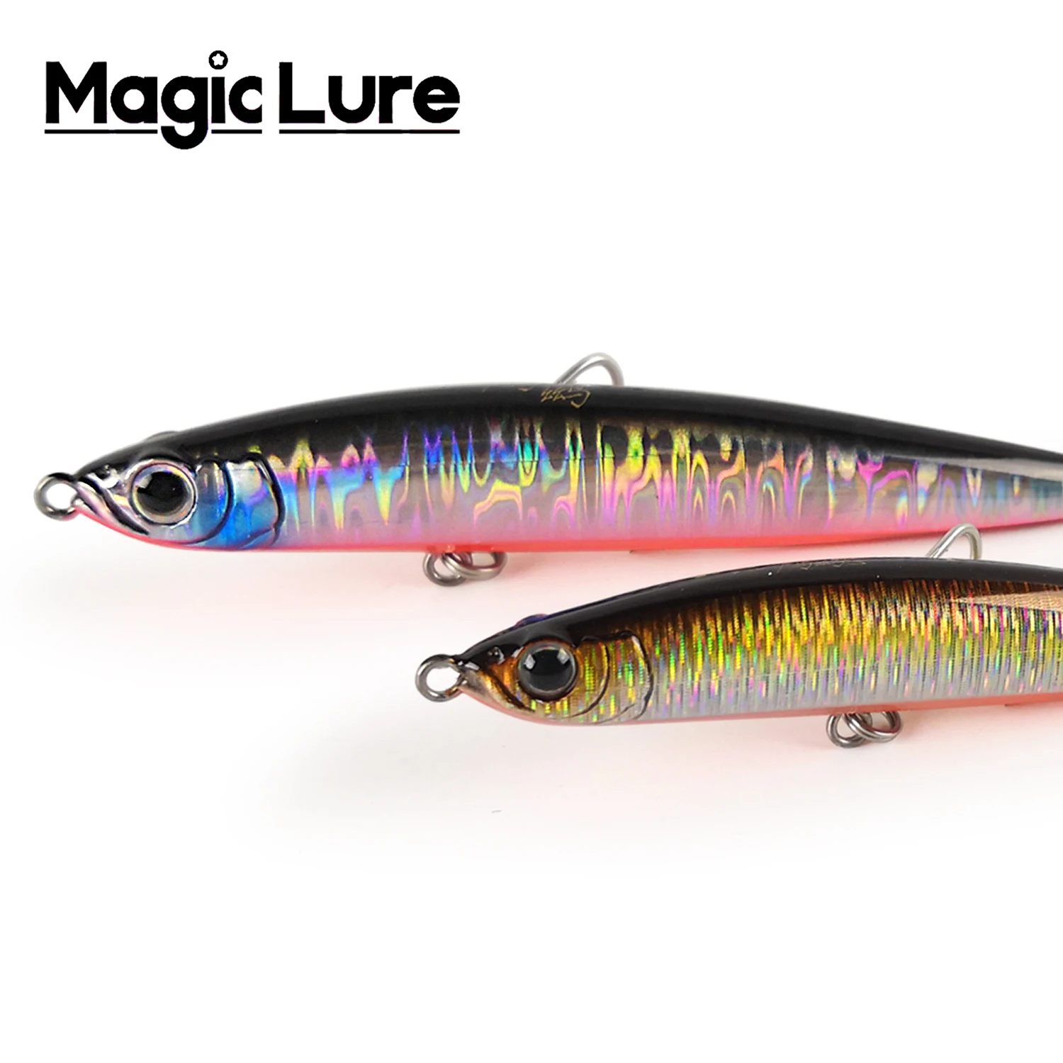 Magic lure L70S 9g L90S 15g Sinking pencil stickbait wobbler bait  fishing sea freshwater lures tackle for Trout Pike Perch fish