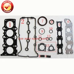 M16A M13A Engine Full gasket SET kit for Chevrolet CRUZE MW SUZUKI JIMNY FJ GRAND VITARA LIANA 1.3L 1.6L 11400-69853 52205200