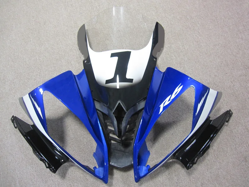 New Motorcycle Bodywork Fairing  For Yamaha YZF R6 2008-2009 08 09 Blue And Black [CK1203]