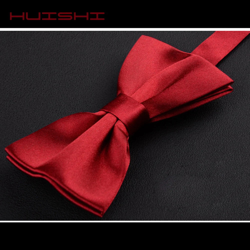 HUISHI-Nministériels d papillon réglable bleu rose pour homme, smoking fantaisie, chemise habillée pour mariage d'affaires