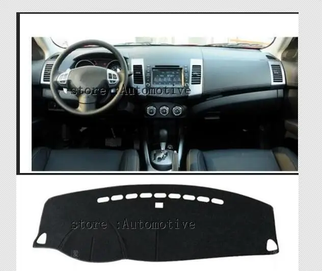 20062007 2008 2010 2011 2012  For Mitsubishi Outlander Car Dashboard Cover Avoid Light Pad Instrument Platform Dash Board Cover