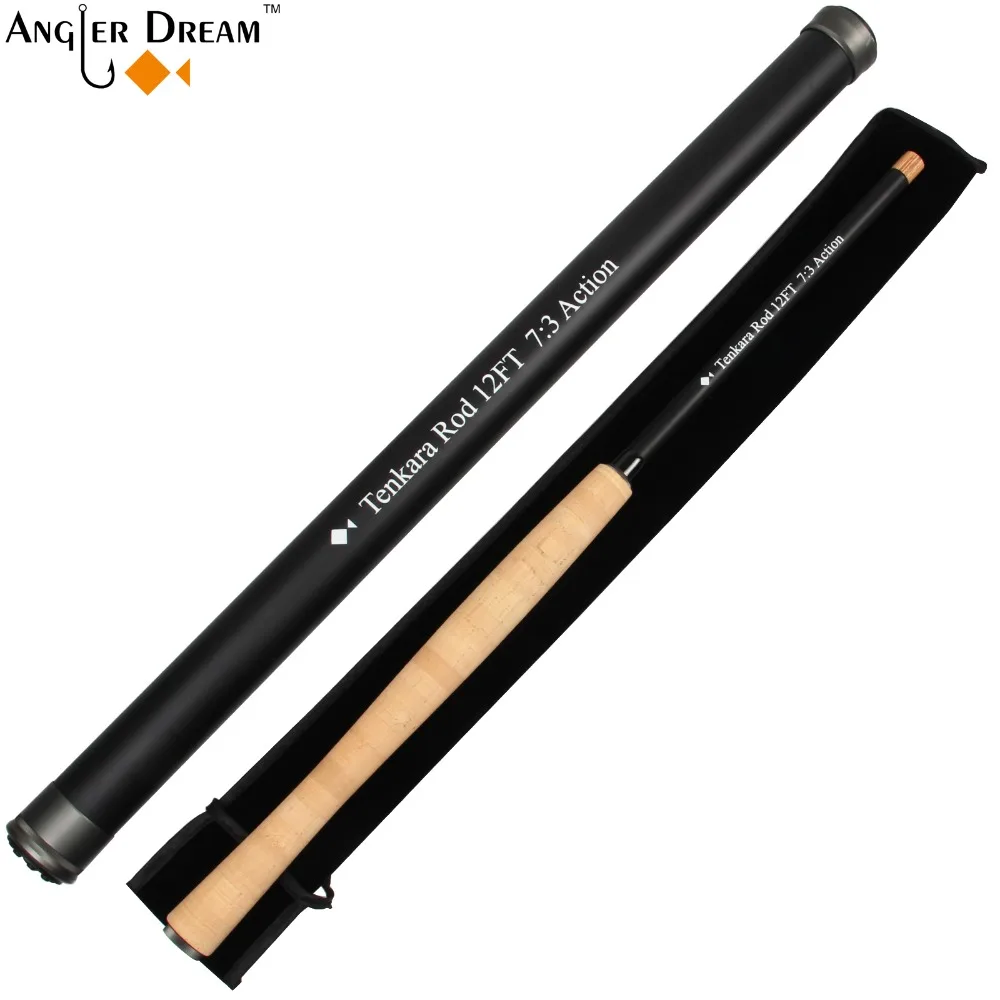 ANGLER DREAM Fly Fishing Rod Tool 12/13 Tenkara Carp Creek Fishing Fly Rod Telescoping Fishing Pole Carbon Fiber Strong Tonality