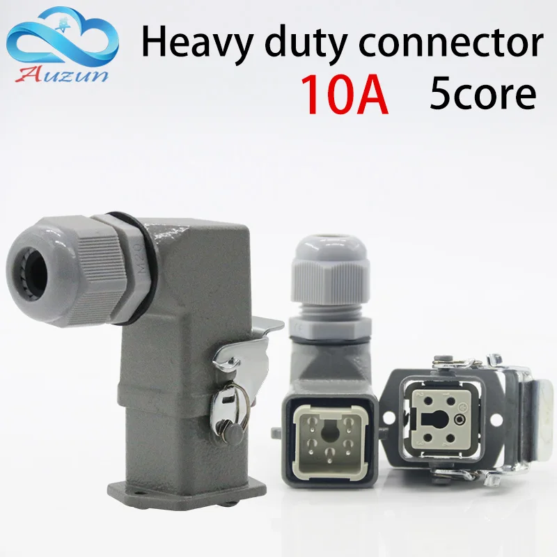 

Сверхмощный разъем 5 (4 + 1) core 10A 250V HA-005-1, налокотник с горячим канальным потоком