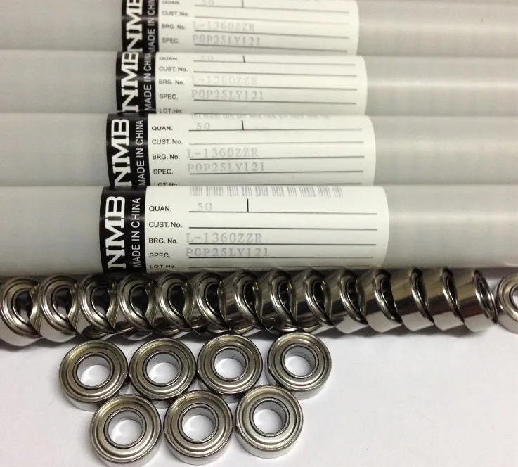 NMB Minebea 20PCS 686ZZ / L-1360ZZ deep groove ball bearings ABEC-5 6*13*5mm 686ZZ bearing 686zz The high quality