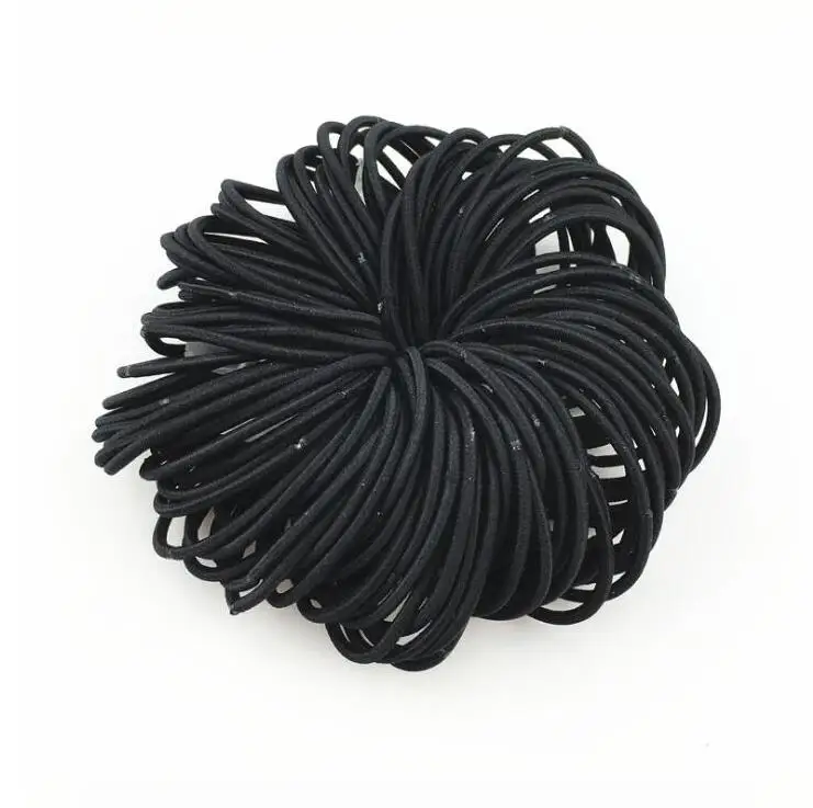 20 Pcs/Lot Black Coffee Ponytail Holders Rubber Bands Women Girl Hair Ties Gum Headband Elastic Hair Band For Hair Accessories