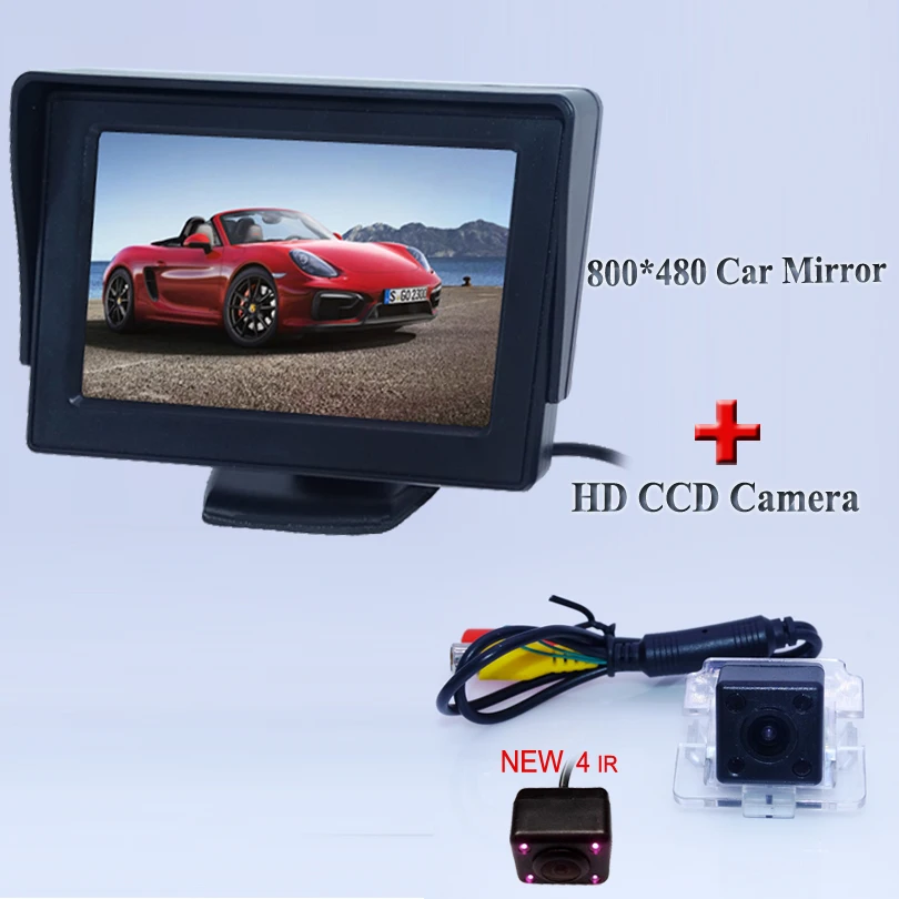 

Collocation set with car reversing camera 170 degree +4.3" car screen monitor In-Dash for Mitsubishi Outlander