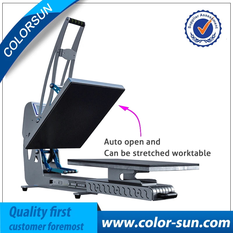 Auto Open Flatbed Print Heat Press Machine 40*60cm Magnetic open heat press machine for DTF DTG Printer for T-shirt Cloth Fabric