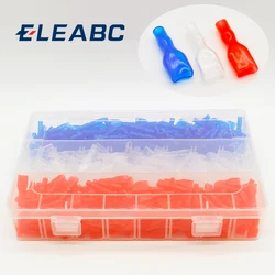 600pcs 3 colours Cover Case for 6.3mm Crimp Terminal Spade Connector 6.3 terminal cap