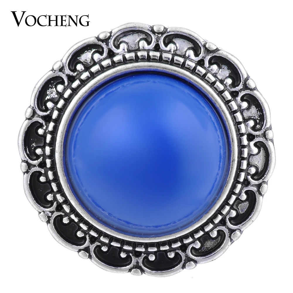 Vocheng Ginger Snap Jewelry 18mm 4 Colors Birthstones Vintage Button Vn-1068