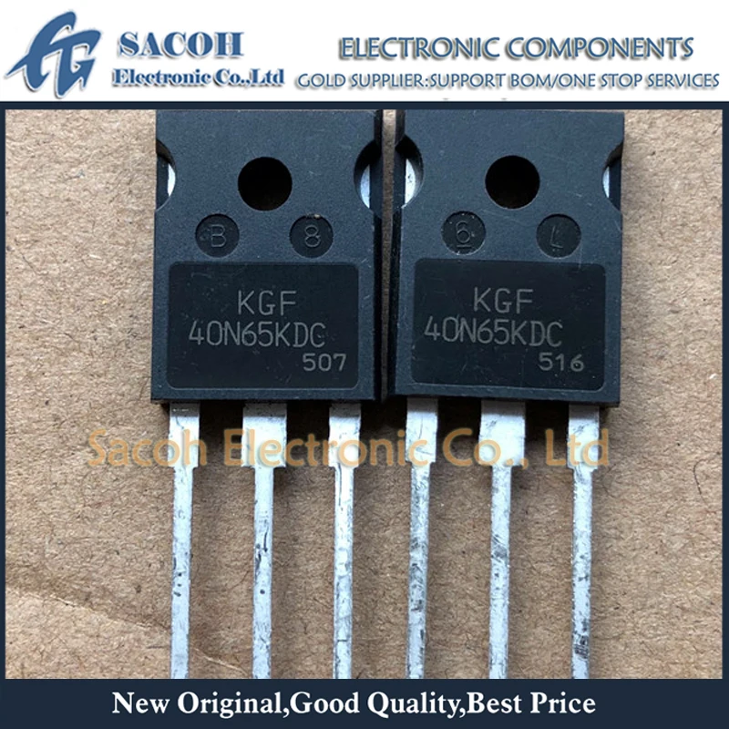 New Original 5Pcs/Lot KGF40N65KDC 40N65KDC 40N65 OR KGF40N65KDA OR KGF40N60KDA 40N60KDA TO-247 40A 650V Power IGBT