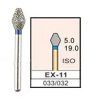 100 قطعة/مجموعة أزيز ماس الأسنان FG EX series EX-11, EX-12, EX-20, EX-21, EX-21EF, EX-21F