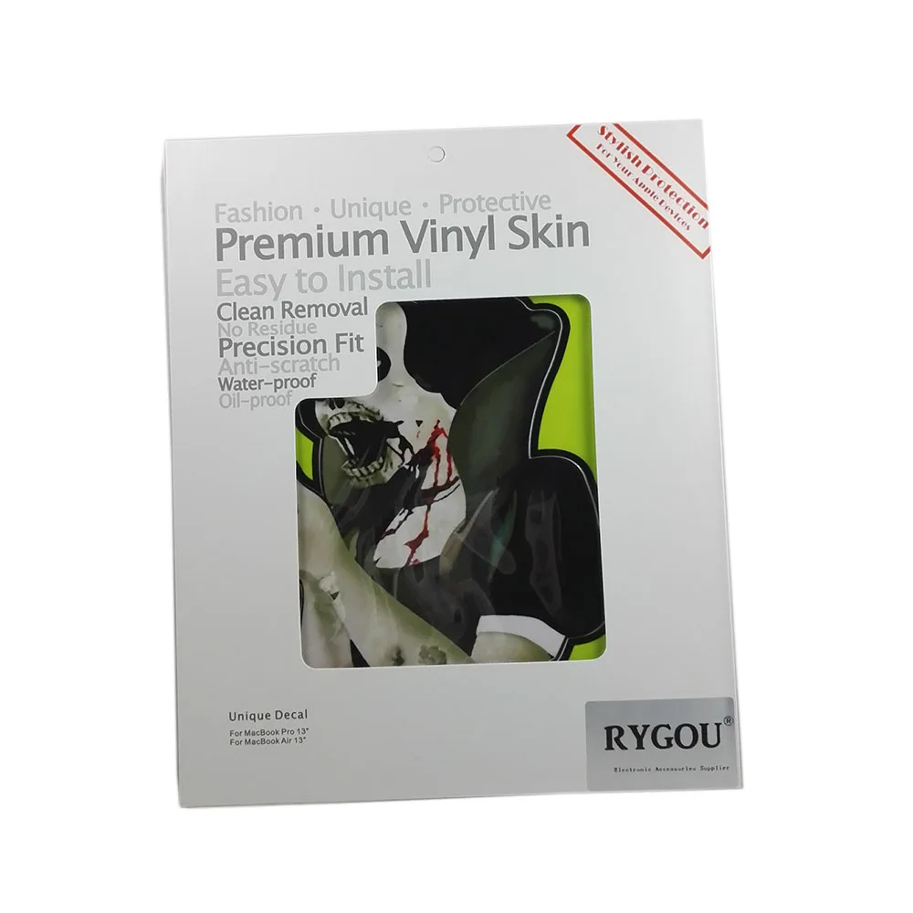 RYGOU Professionally-designed vinyl sticker for the Macbook pro 13 Retina Cartoon Skin For macbook Air 13 inch Laptop Stickers