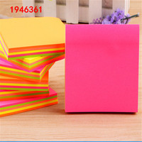 4/5Colour 76*76mm Size paper Memo Pad Sticky Notes Bookmark Marker Memo Sticker Office School Supplies