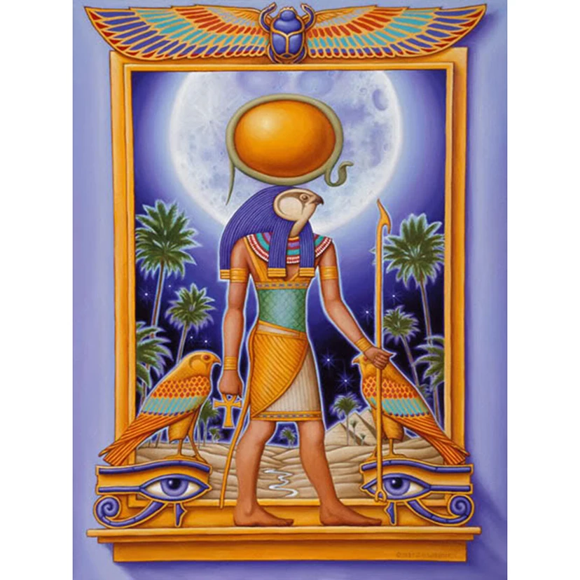 

Full Square/Round Drill 5D DIY Diamond Painting "Egyptian god Anubis" Embroidery Cross Stitch Mosaic Home Decor Gift WG343