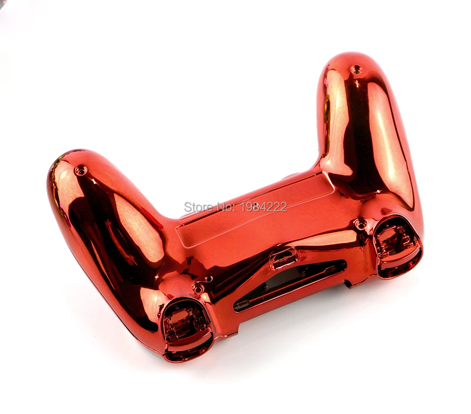 OCGAME-carcasa cromada para mando inalámbrico PS4, 8 colores, sin botón