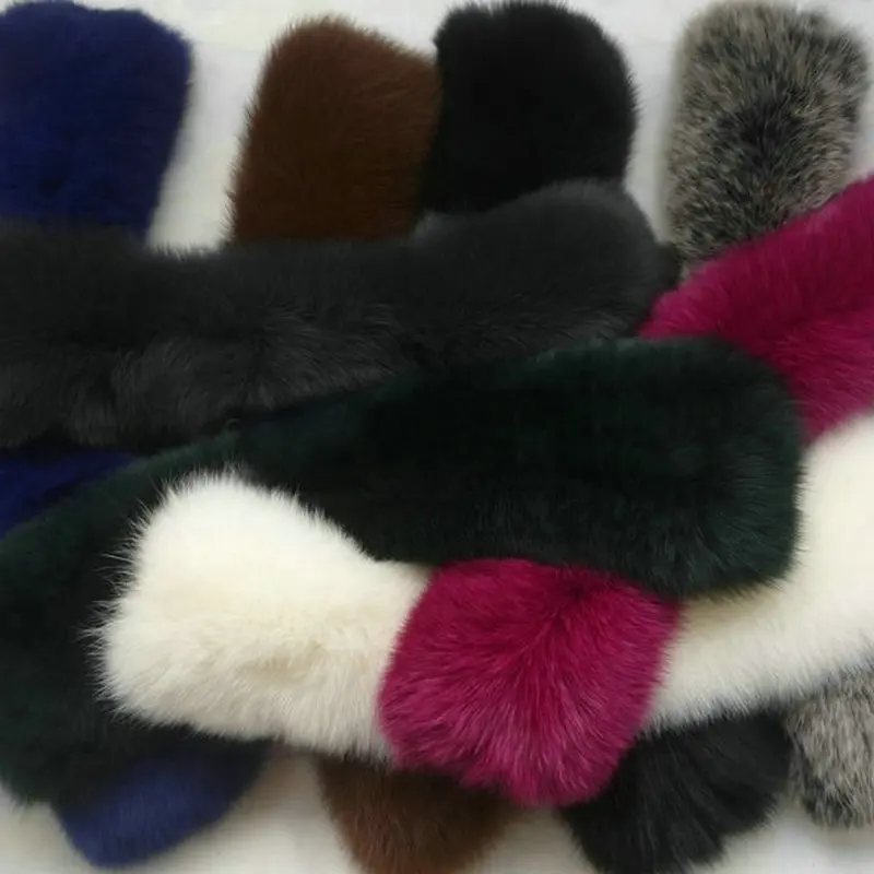 

Free shipping winter fur collar, fur scarf women, natural fox fur collar the whole skin fox fur Square collar, multicolor