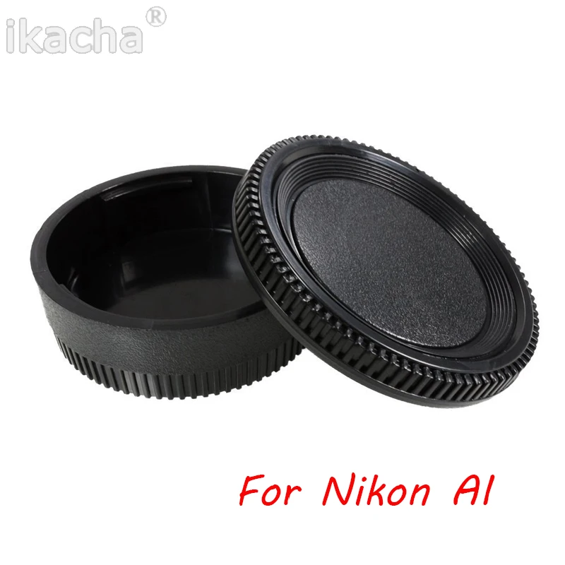 Camera Rear Cap + Front Lens Cap Dust-proof Protect for Canon EOS for Nikon AI DSLR Camera Mount