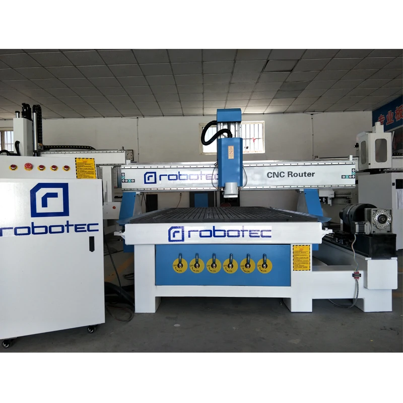 ماكينة طحن الخشب CNC المتقدمة ذات 3 محاور و4 محاور مع مجمع الغبار