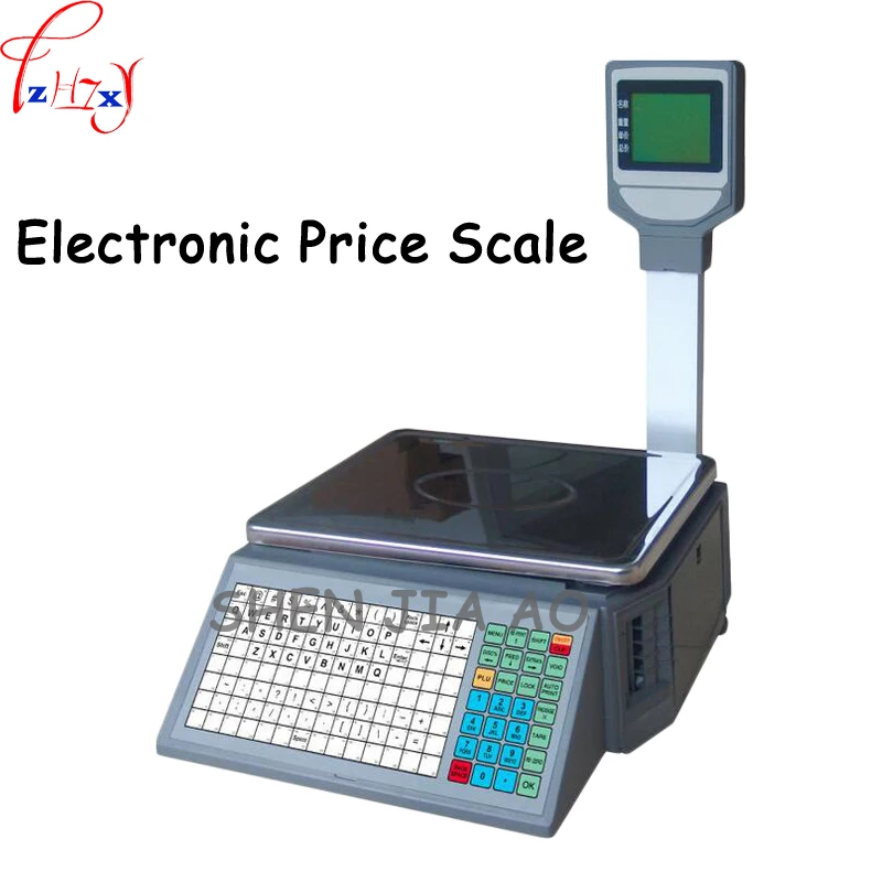 

supermarket electronic price scale bar code printing price scale English Arabic high-precision price scale 110/220V 1PC