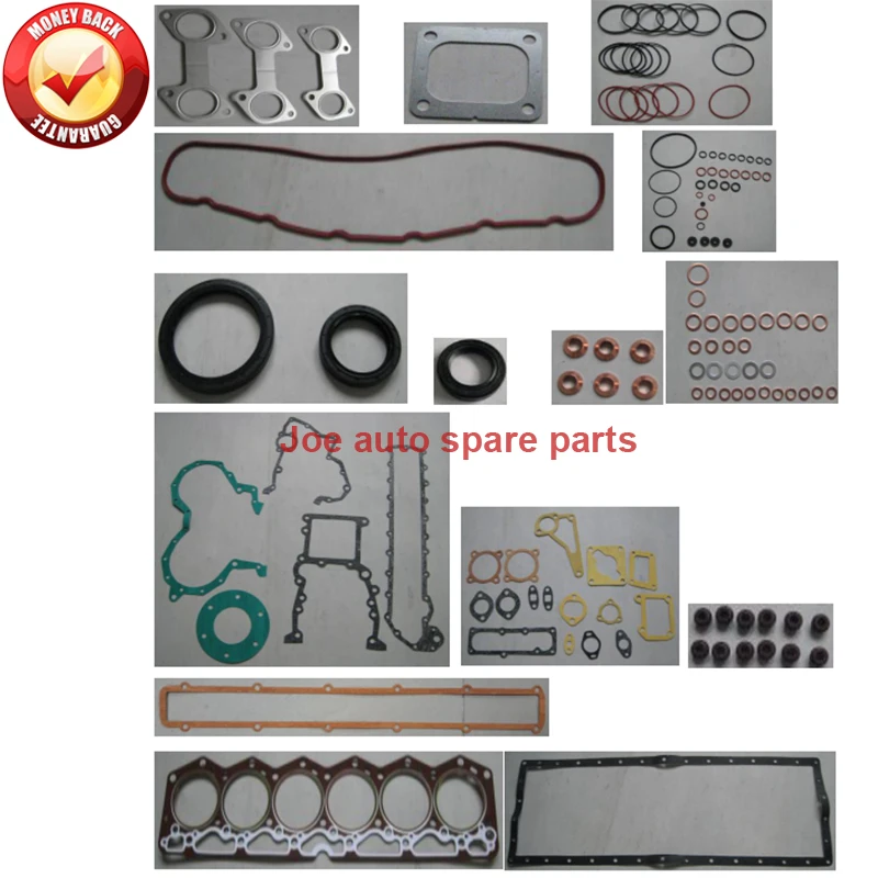 

6D105 S6D105 Engine Full gasket set kit for Komatsu Excavator PC200-3 PC220-3 PC200-1