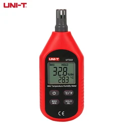 UNI-T Electronic Mini Temperature Humidity Meters UT333 Home Indoor Outdoor Thermometer Hygrometer Digital LCD Display