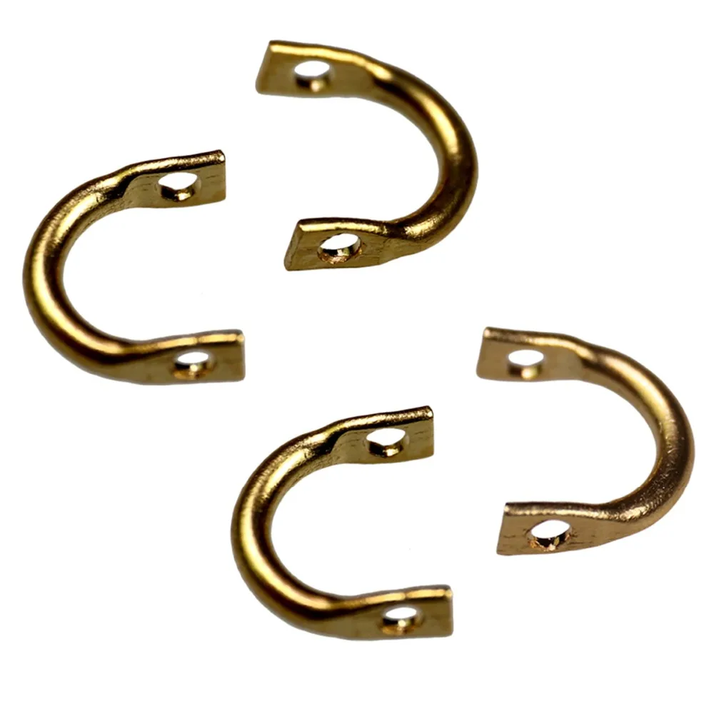 

100pcs Easy Spin Clevis Fishing Folded Clevises Tackle Kit Spinner Clevises Easy Spin Brass DIY Fishing Lures Accessories