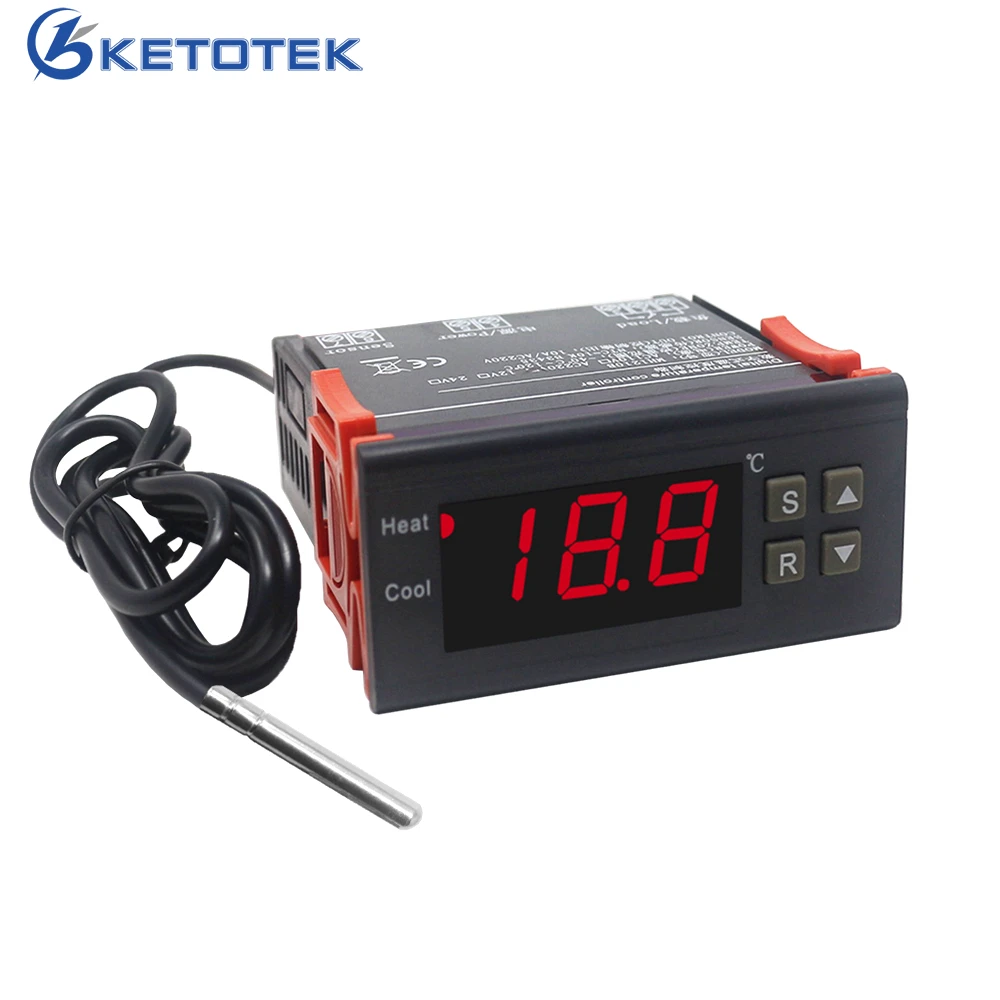 

220V 10A/30A Egg Thermostat Incubator Farming High Accuracy Thermostat Regulator Temperature Controller