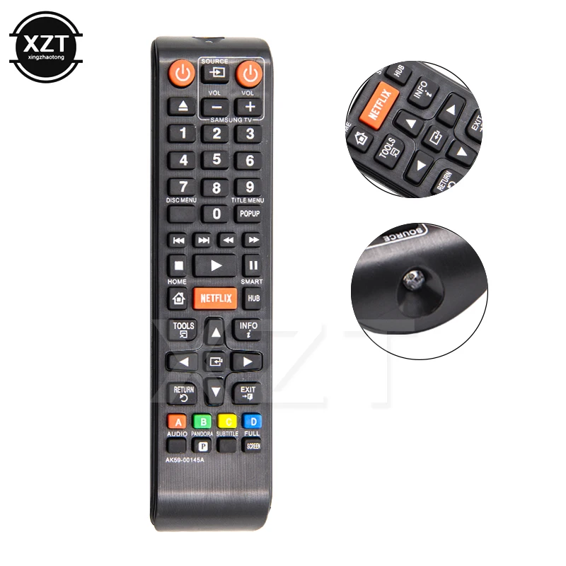 1pcs Remote Control For SAMSUNG AK59-00145A LCD LED HDTV BDE5700 BDES6000 BD-EM57 BD-EM57/ZA Blu-Ray DVD Player for NETFLIX new