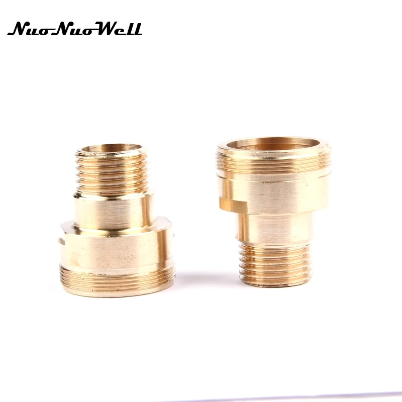 Brass Male Thread Straight Connector for Garden Irrigation, Watering Pipe, Metal Adapter, Tap Fittings, 1/2 