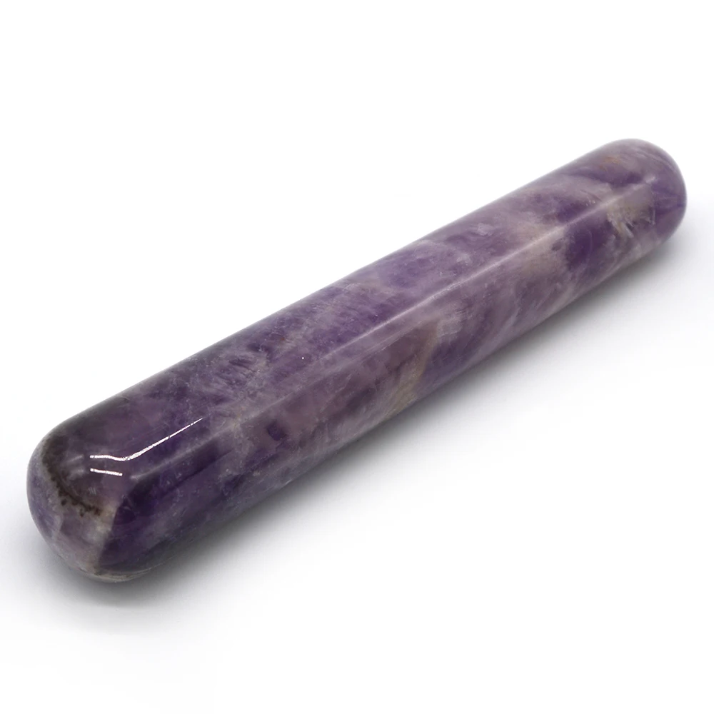 

Jade Yoni Wand Natural Amethyst Jade Wand Healthcare Vaginal Muscle Stone Body Massage Tool