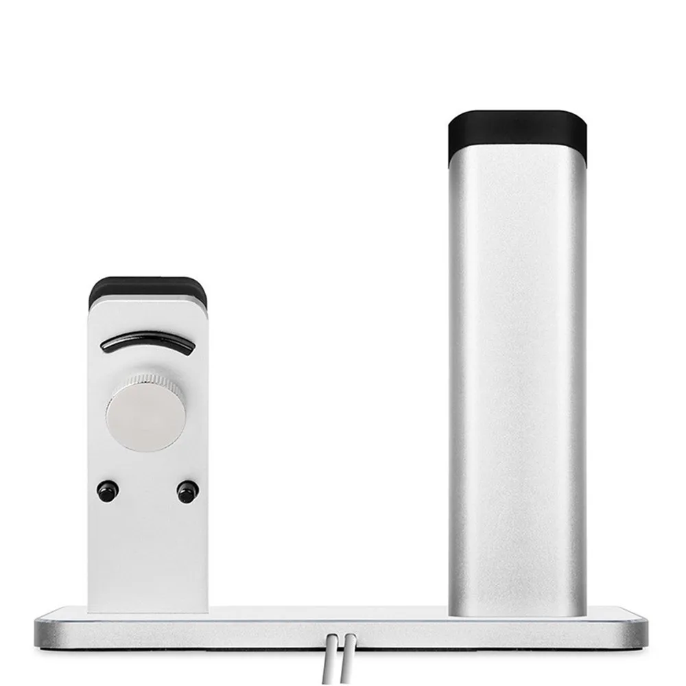 الألومنيوم حامل حامل ل أبل ووتش 3/2/1 حوض شحن شاحن محطة جبل قاعدة ل فون X/8/ 7/7 زائد/SE/5s/6S/زائد