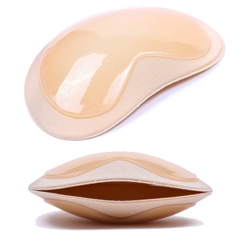 Sexy push up biquíni, sutiã acolchoado, esponja respirável, pasta invisível, silicone, para maiô, biquíni, mais espessa