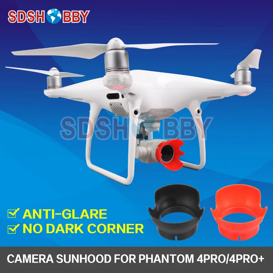 Sunnylife Camera Lens Hood Sunhood Sunshade Antiglare Petal-type Lens Cover for DJI Phantom 4PRO/ 4PRO+