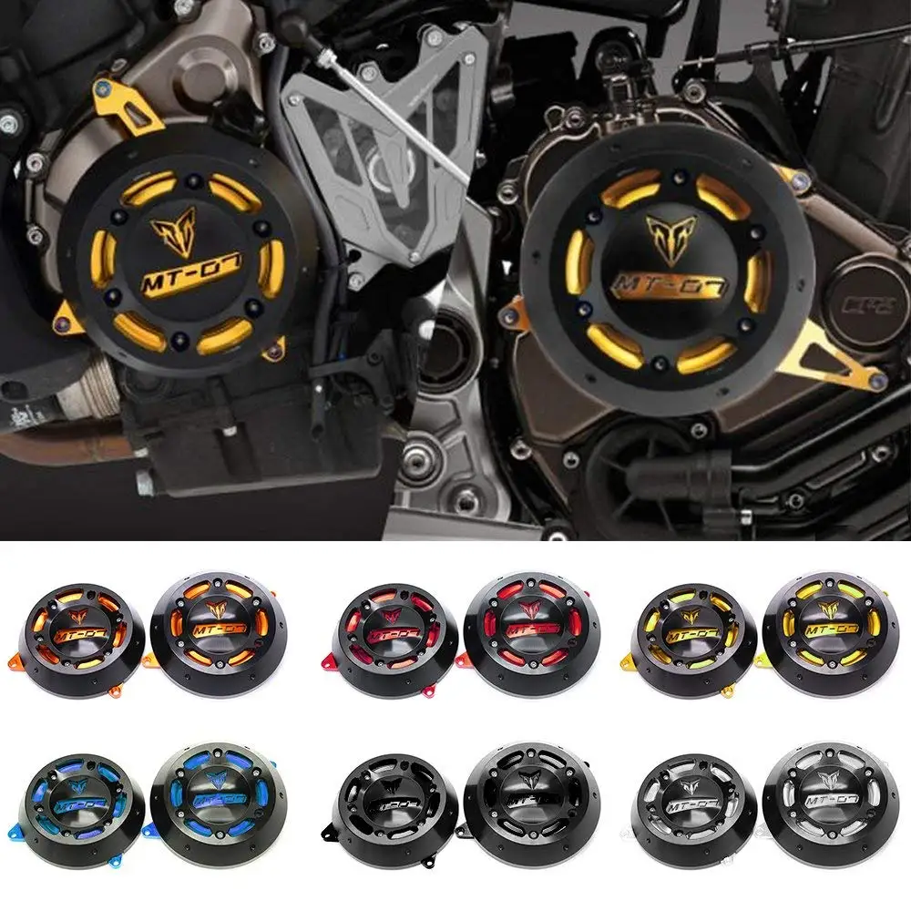 

JMCRider NEW For YAMAHA MT-07 MT07 MT 07 FZ-07 Engine Guard Case Slider Cover Protector Set 2013 2014 2015 2016