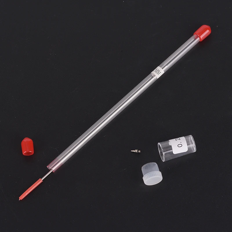 Ugello per aerografo e sostituzione dell'ago per aerografo modello di pistola a spruzzo accessori per strumenti di manutenzione della vernice a spruzzo 0.2/0.3/0.5mm