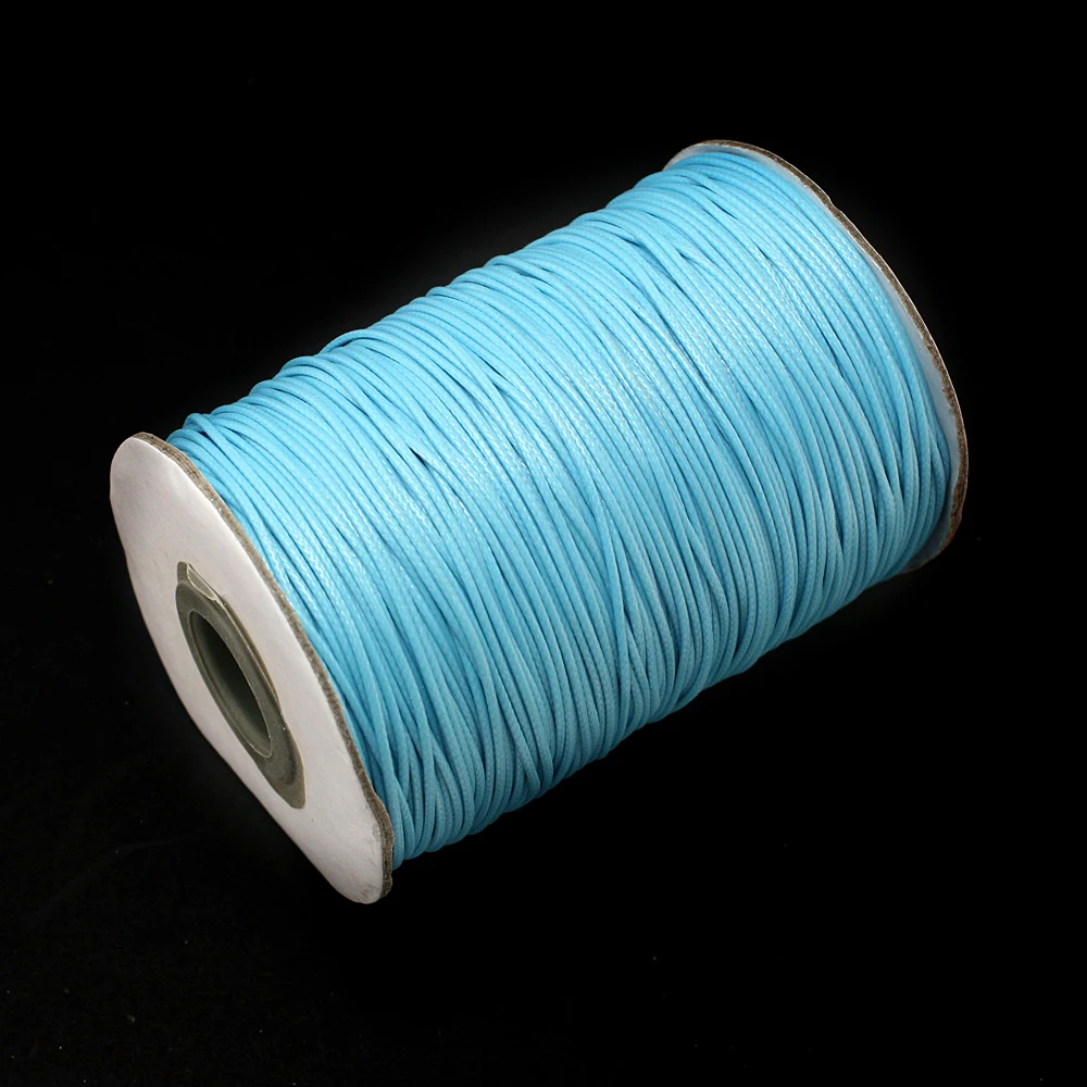 1MM Wax Cord 15m/lot Multi Colors Available Jewelry Cord for Bracelet & Necklace Making PS-FXT007-2